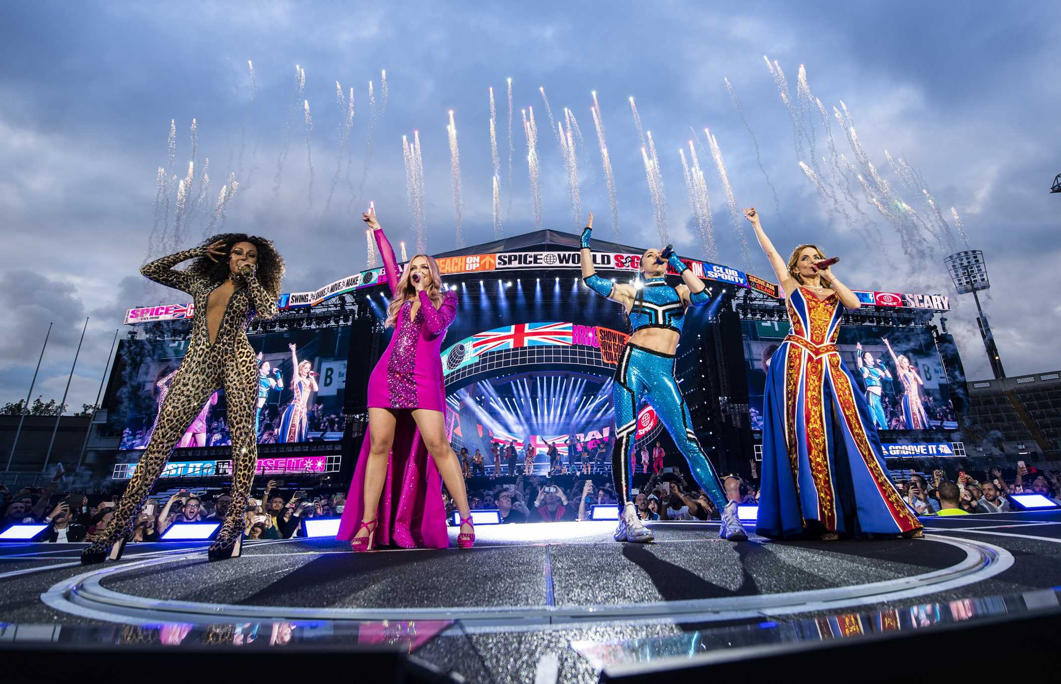 Figurino das Spice Girls