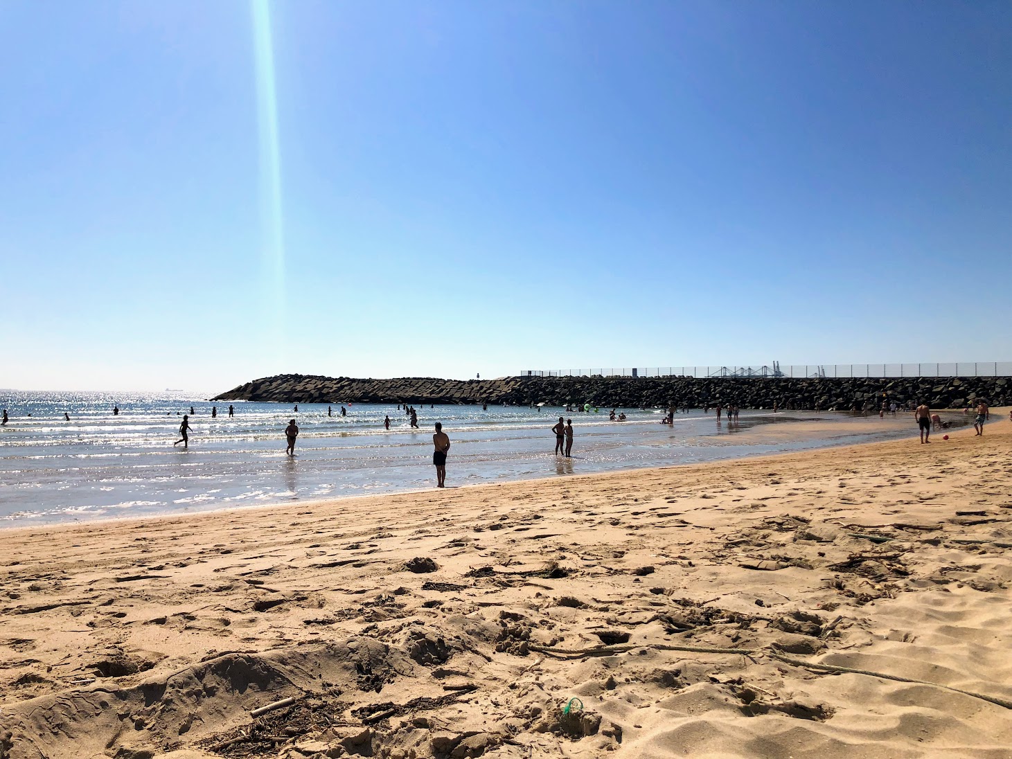 Praia de água quente Portugal