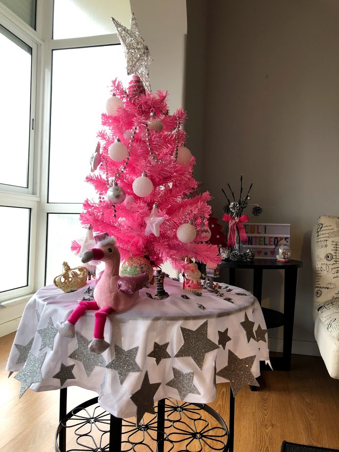 Árvore de Natal Rosa