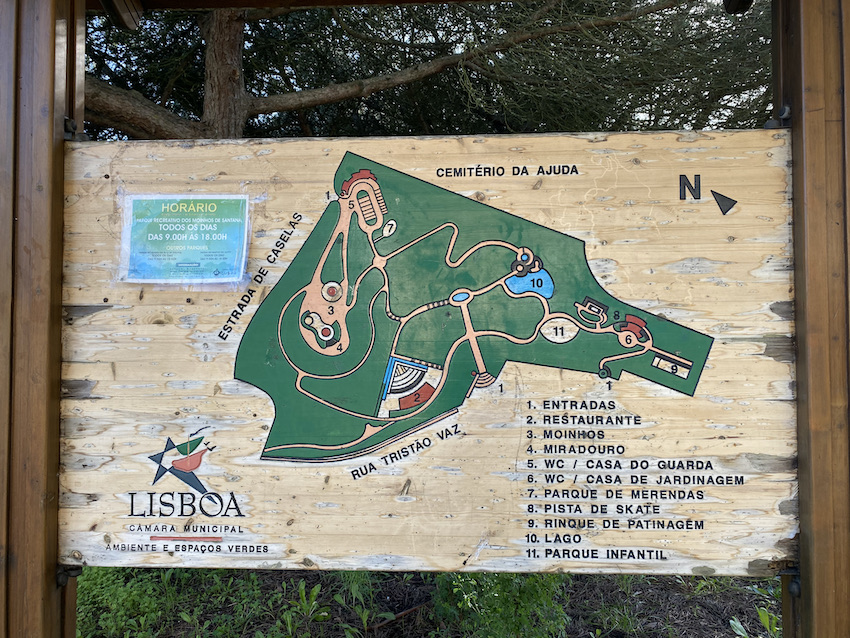mapa moinhos de santana